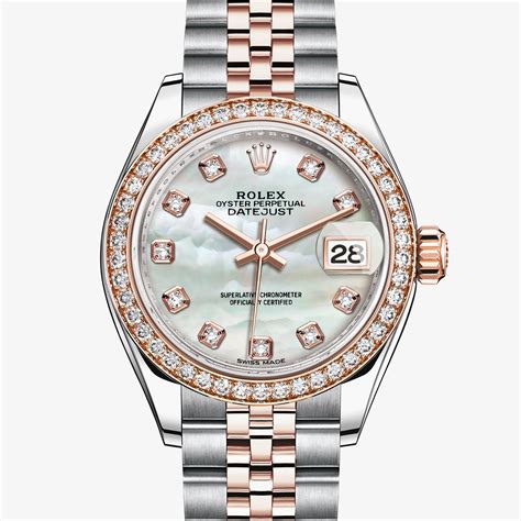 rolex lady datejust oro everose